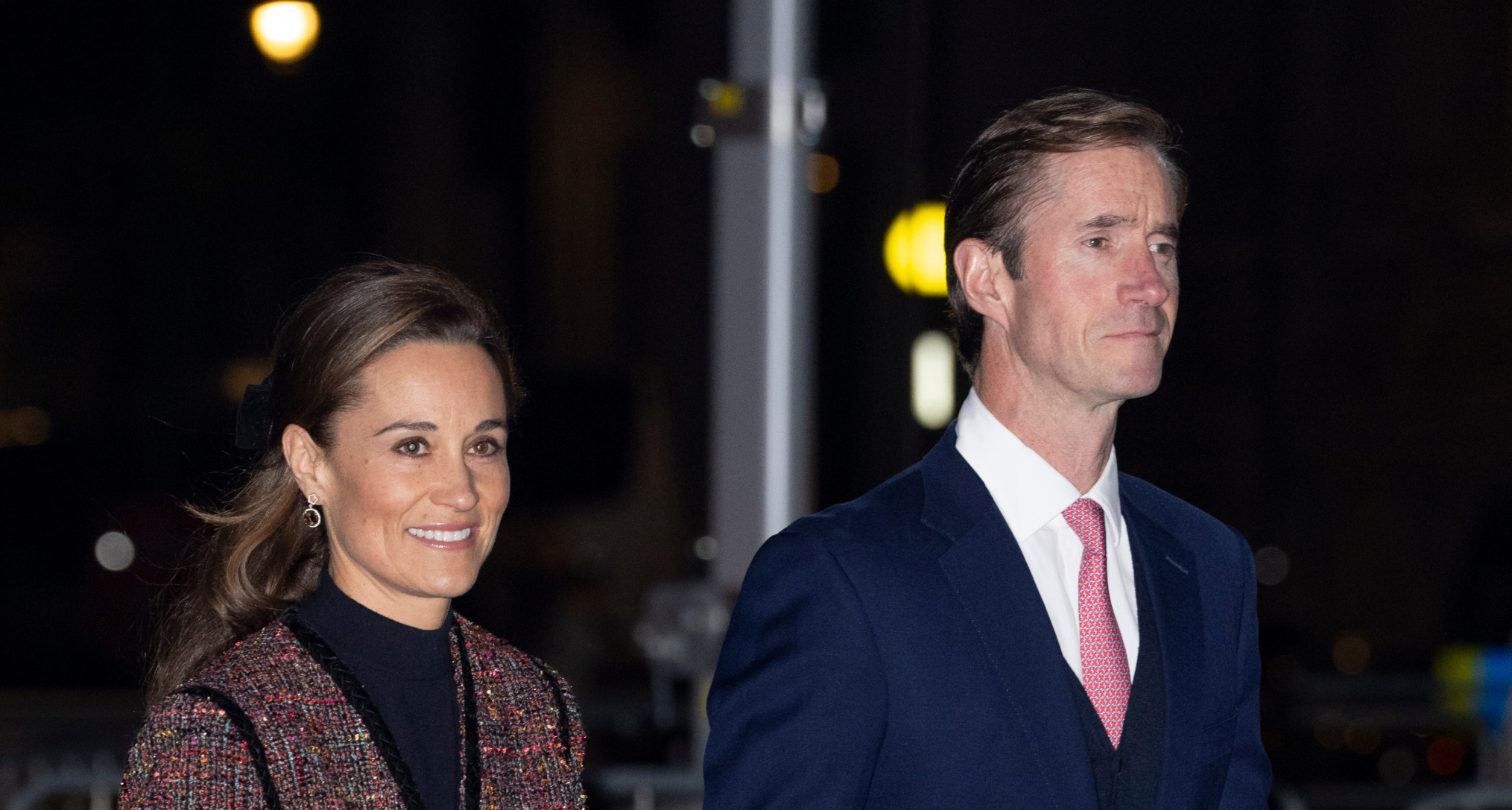Pippa and James Matthews at the Together at Christmas concert