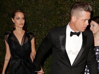 Angelina Jolie and Brad Pitt at the Academy Motion Picture Awards
