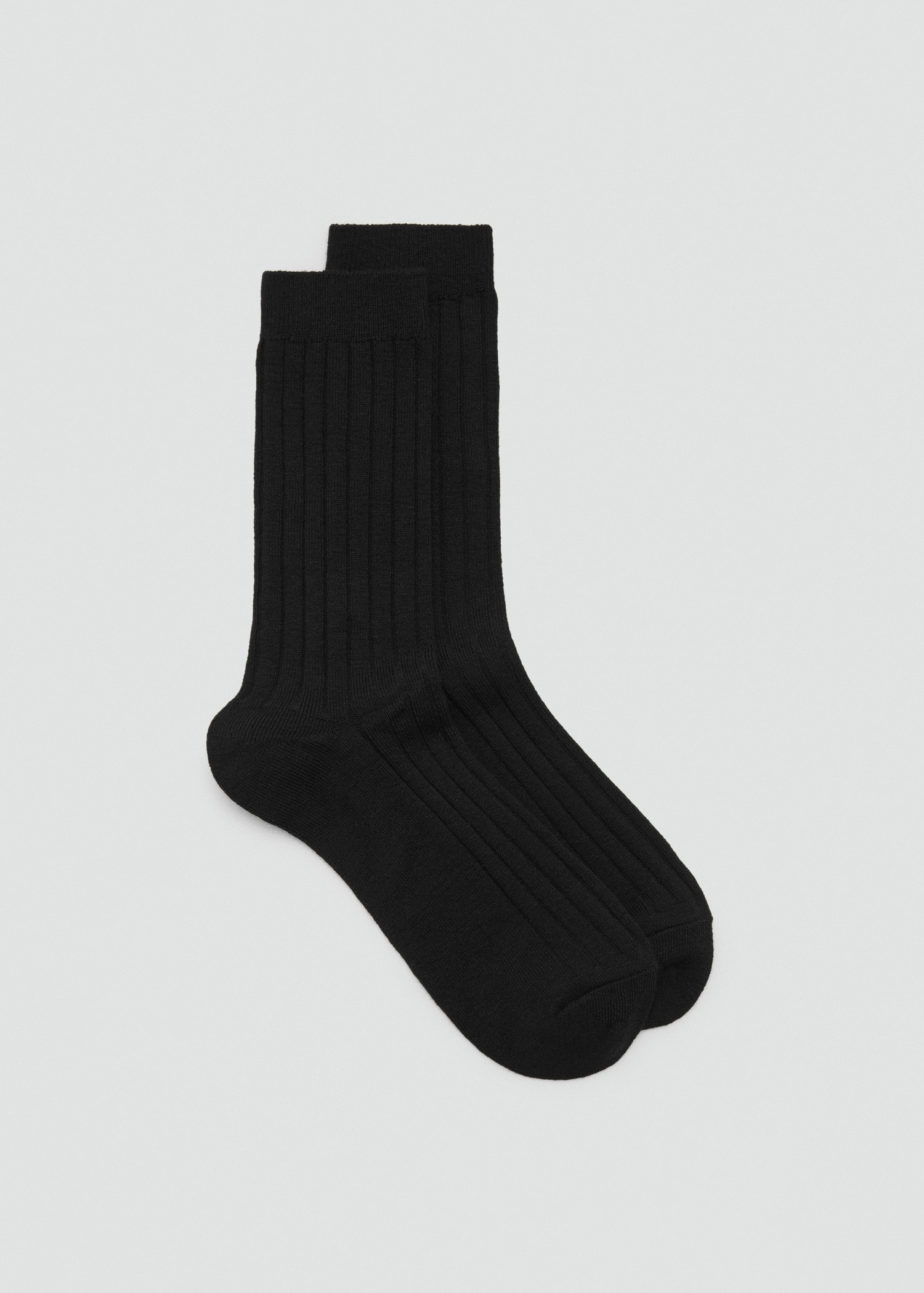 Ribbed Wool Blend Socks - Women | Mango Usa