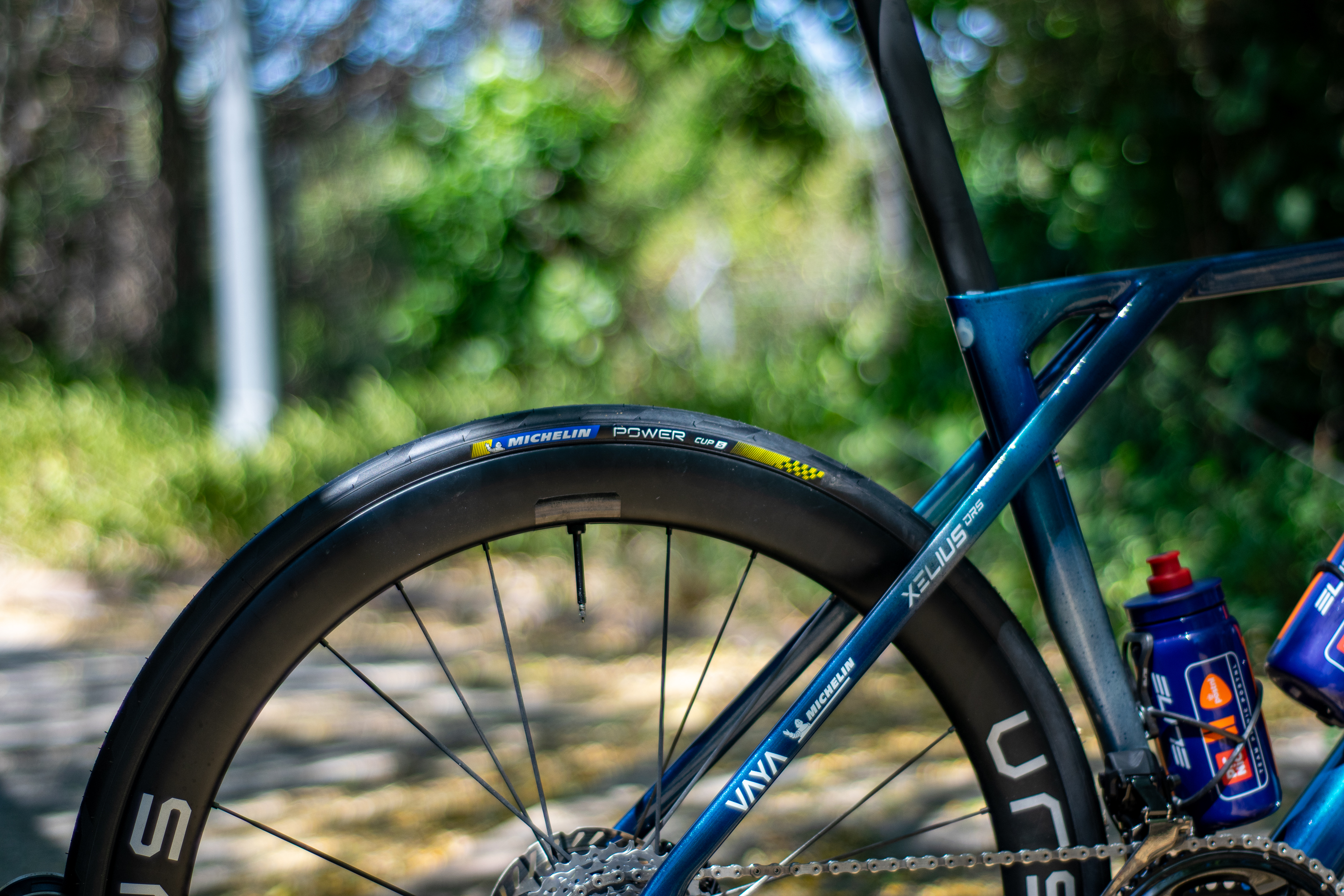 An 80th anniversary Lapierre Xelius DRS bike at the 2026 Tour de France