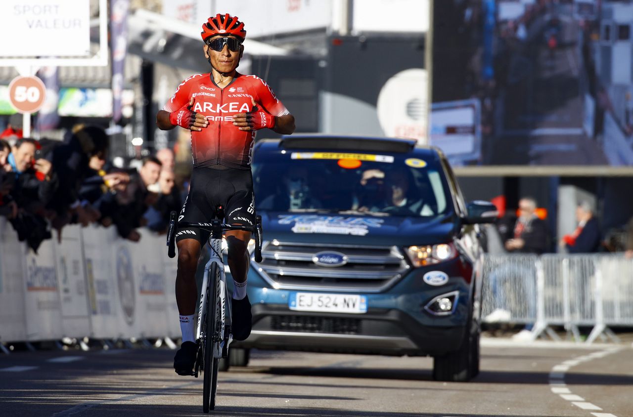 Tour de la Provence 2020 - 5th Edition - 3rd stage Istres - Mont Ventoux/Chalet Reynard 140,2 km - 15/02/2020 - Nairo Quintana (COL - Team Arkea Samsic) - photo Luca Bettini/BettiniPhoto&Acirc;&copy;2020