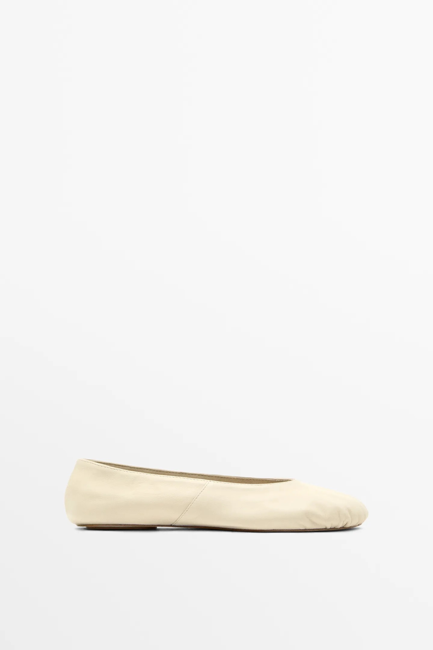 Massimo Dutti, Soft Leather Ballet Flats - Limited Edition