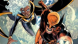 Cropped image from Maximum X-Men #1 featuring Storm and Wolverine