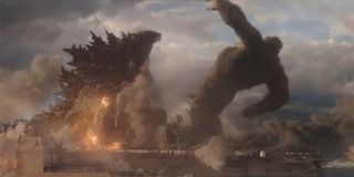 Godzilla knocks out King Kong in trailer still 2021