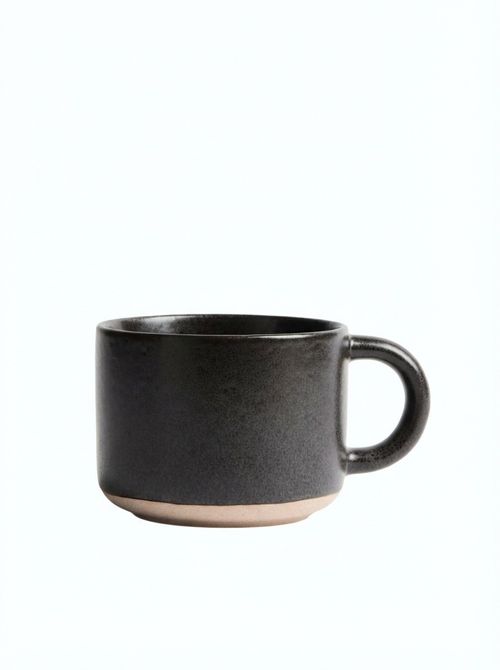 Reactive-glaze stoneware mug