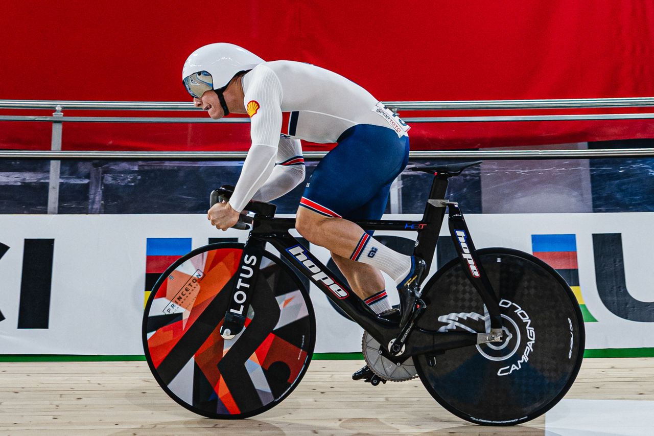 Matthew Richardson completing his flying lap at the Konya Nations Cup