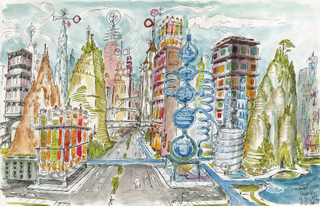 Elemental Element City concept art