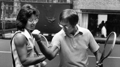 Billie Jean King and Bobby Riggs