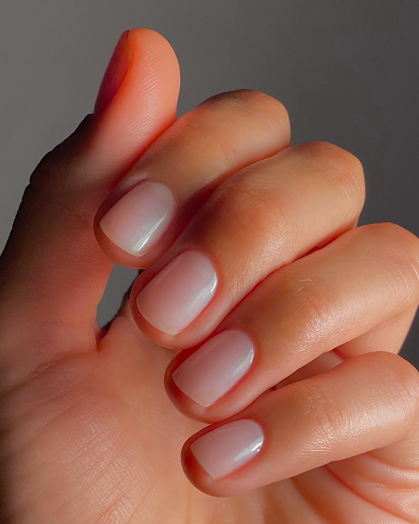 @matejanova with an aqua glazed manicure