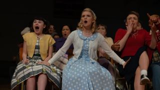 Madison Thompson on Grease: Rise of the Pink Ladies