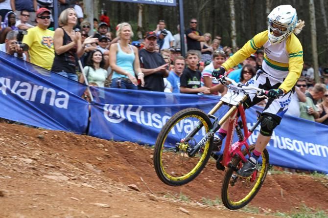The current Australian national champion and defending women's Pietermaritzburg World Cup Downhill champion Tracey Hannah (Hutchinson UR team) has been ravaged by injury and is hoping that one preparation event ahead of the UCI MTB World Championships is all she will need to take her first World title.