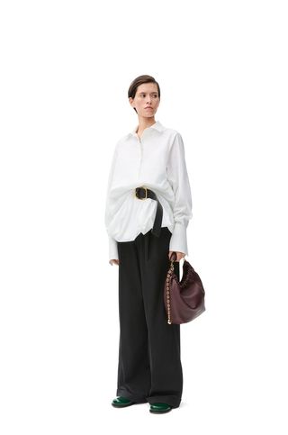 Belted Shirt in Cotton