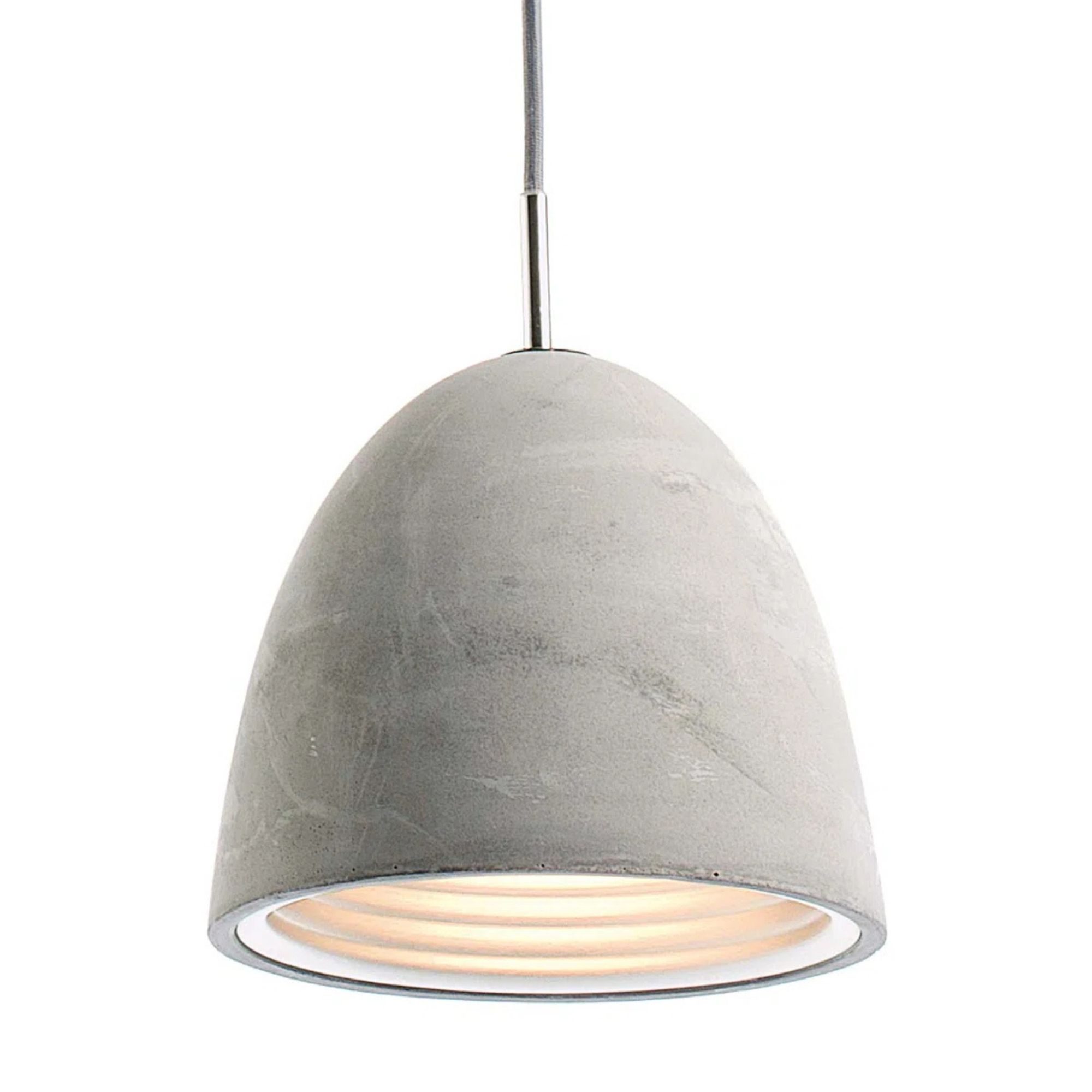 Light Concrete Single Pendant