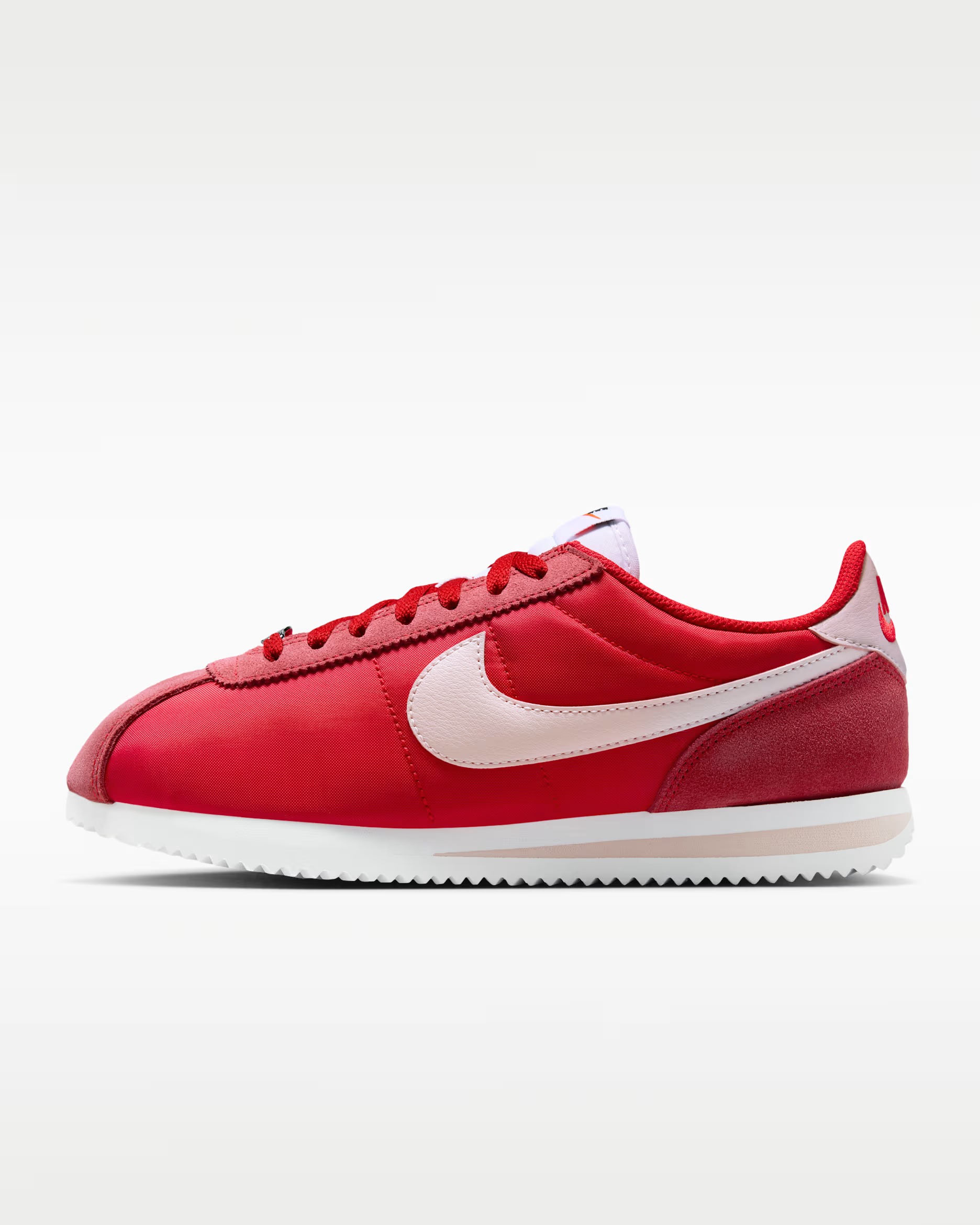 Nike Cortez Textile Women's Shoes - University Red/white/silt Red - Size 5