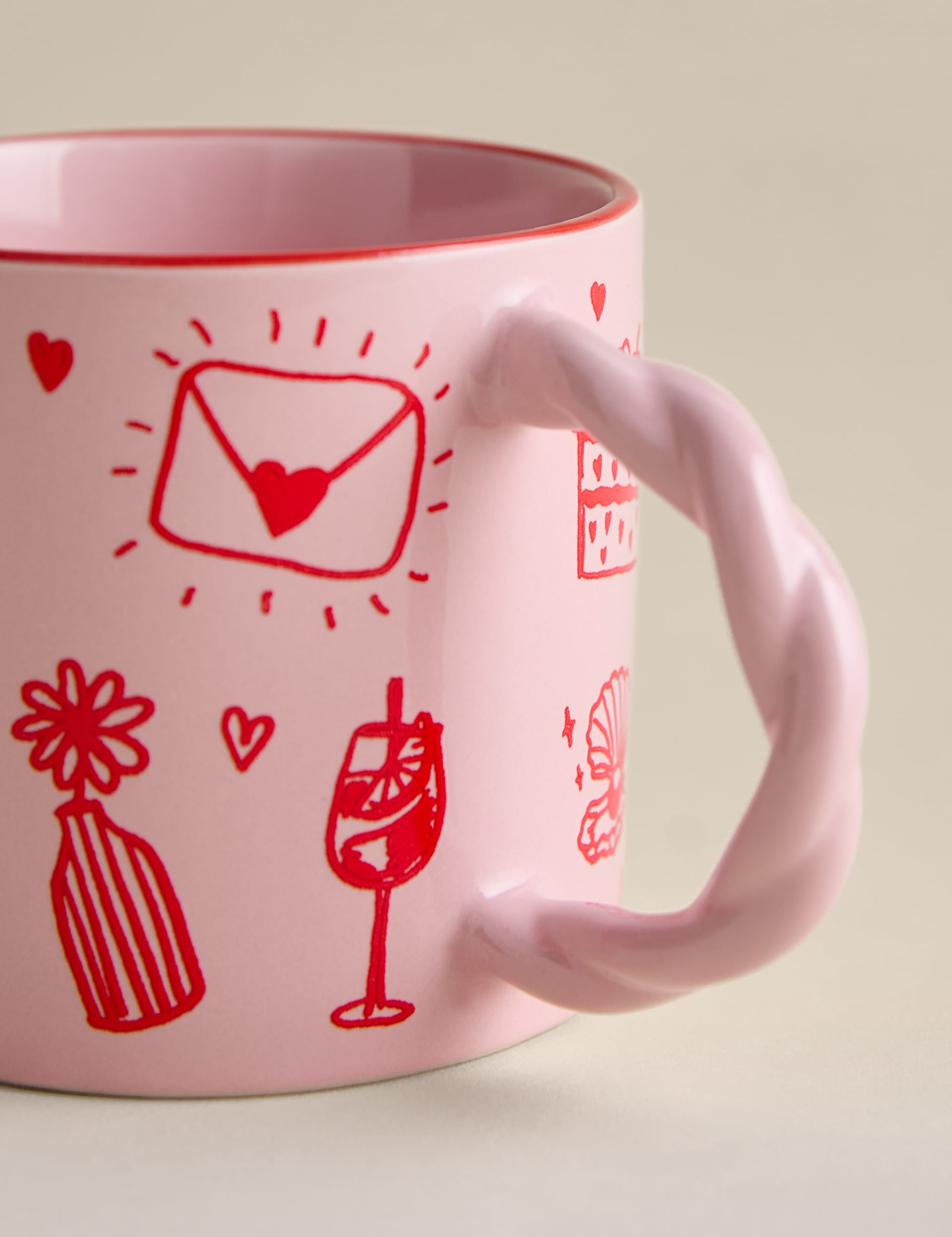 Colour Change Valentine's Mug