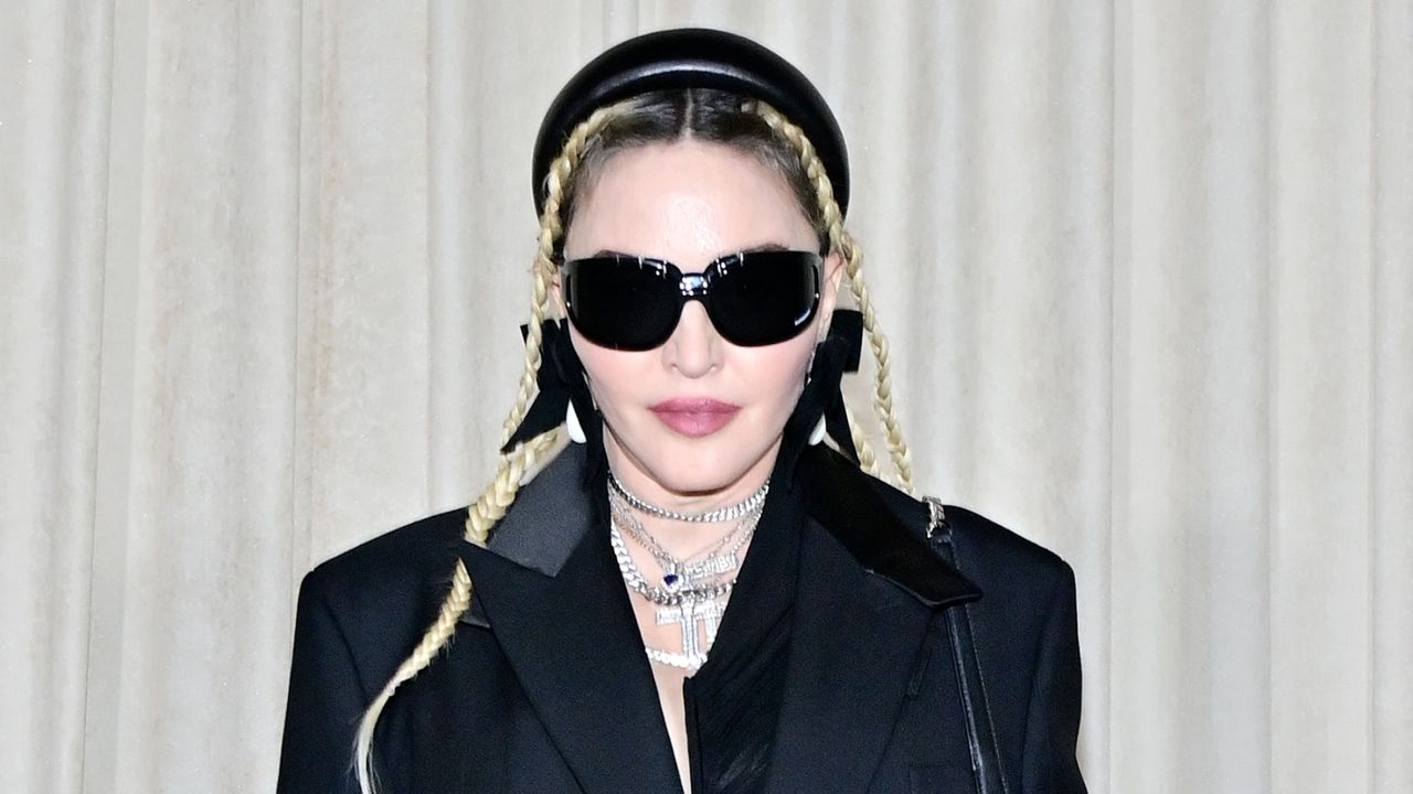 Madonna&#039;s new music video: Madonna attends a celebration of the Lola bag, hosted by Burberry &amp; Riccardo Tisci on April 20, 2022 in Los Angeles, California. 