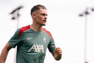 Liverpool midfielder Florian Wirtz moved from Bayer Leverkusen earlier this month