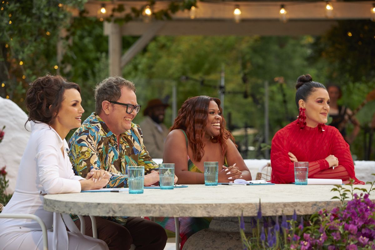 Alan Carr Samantha Barks Amber Riley Jessie Ware