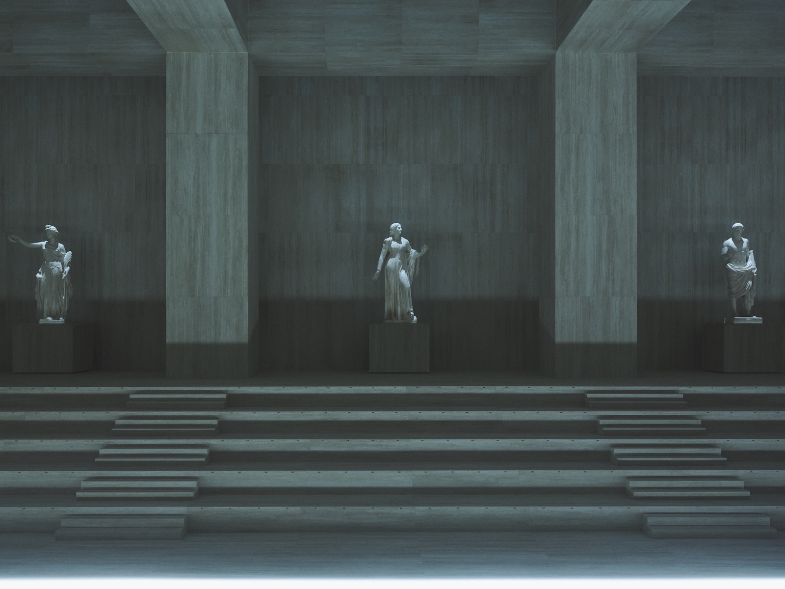 Gucci A/W 2026 Demna runway debut show set