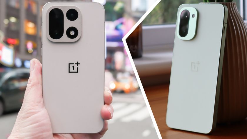 The OnePlus 15 next to the OnePlus 15R