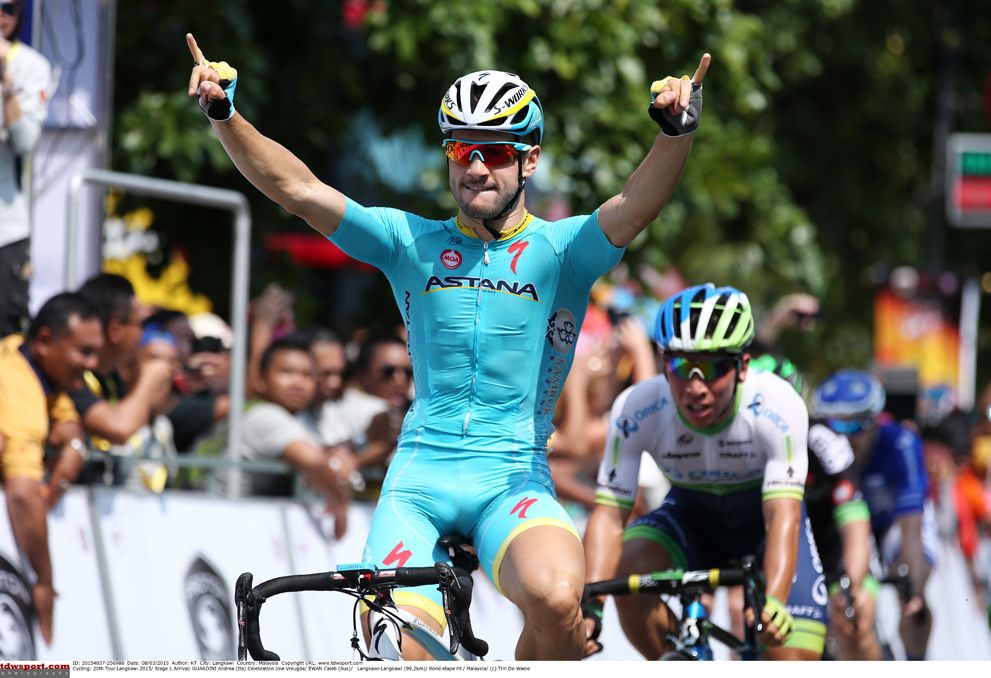 Andrea Guardini (Astana) wins stage 1 in Langkawi