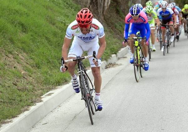 Danilo Di Luca launches an attack on the final lap