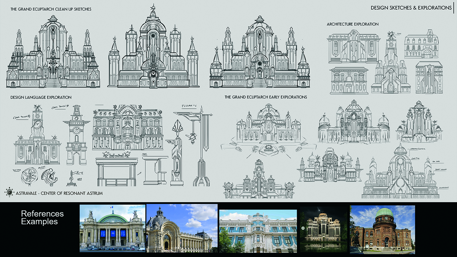 Sketches of a castle
