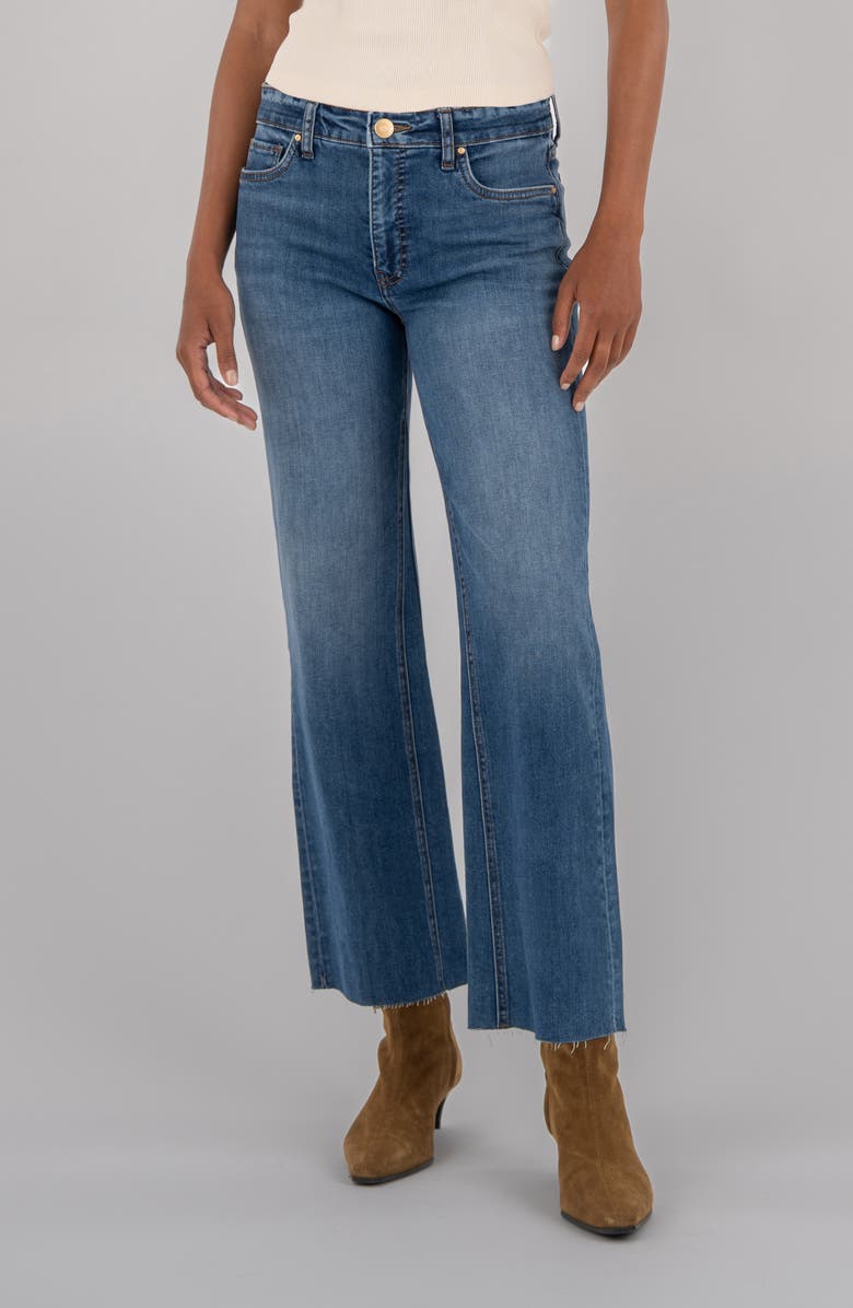 Kelsey Raw Hem Kick Flare Jeans