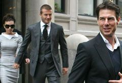 Tom Cruise, David Beckham and Victoria Beckham, Marie Claire celebrity pictures