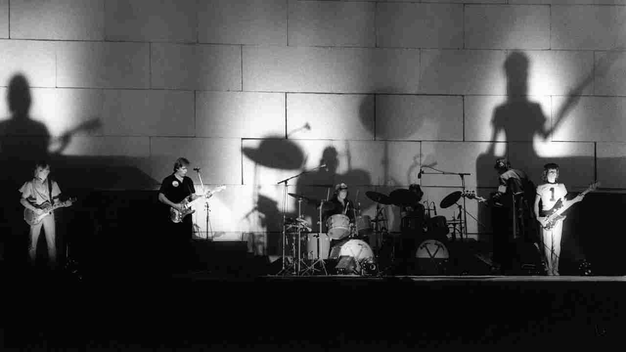 Pink Floyd performing The Wall onstage in 1981