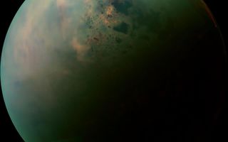 Titan’s Northern Lakes False-Color Mosaic 