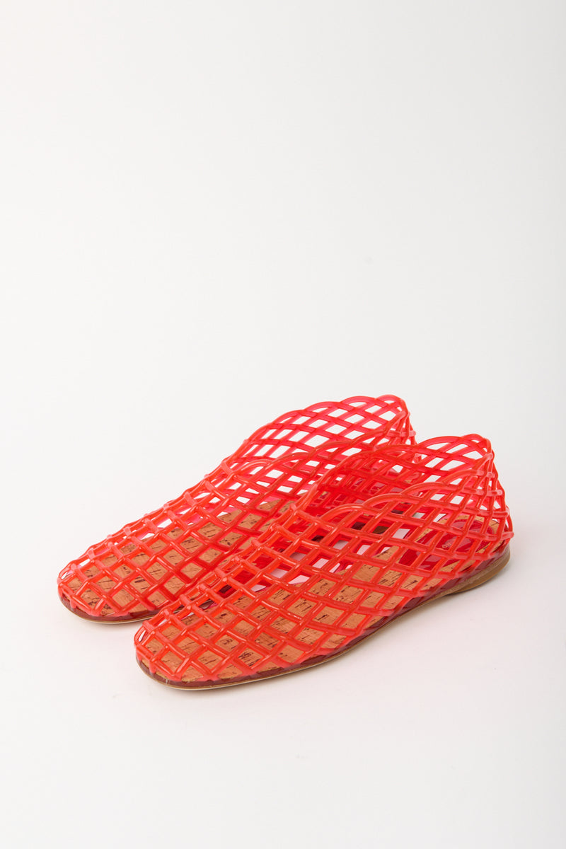 The Row Mara Jelly Flat in Red - 39.5 Eu