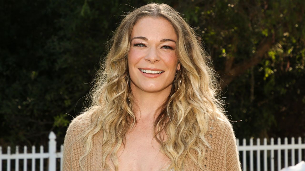 LeAnn Rimes visits Hallmark Channel&#039;s &quot;Home &amp; Family&quot; at Universal Studios Hollywood on November 12, 2020 in California.