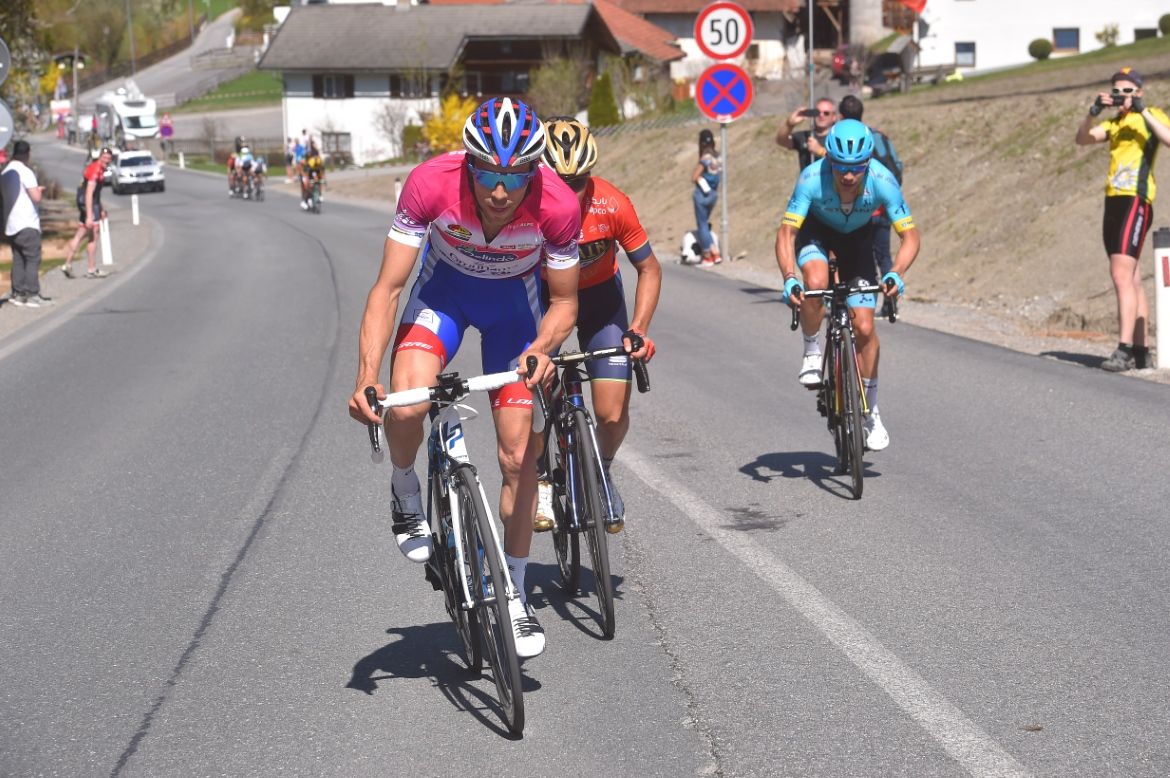 Thibaut Pinot on the attack