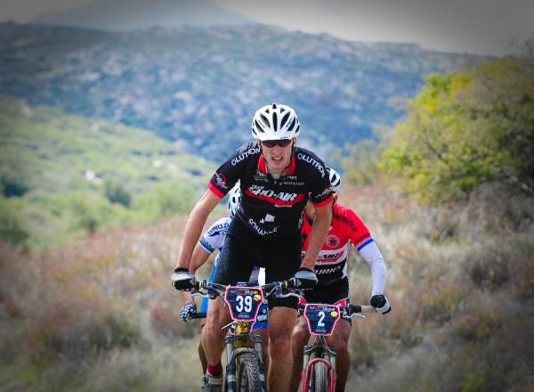 Vincent Lombard (Sho-Air) pacing the chase group up a climb