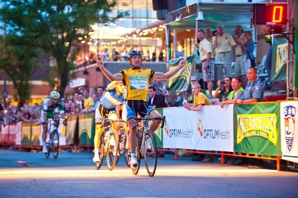 Robert Forster (United Healthcare Pro Cycling) takes another stage win in Minneapolis.