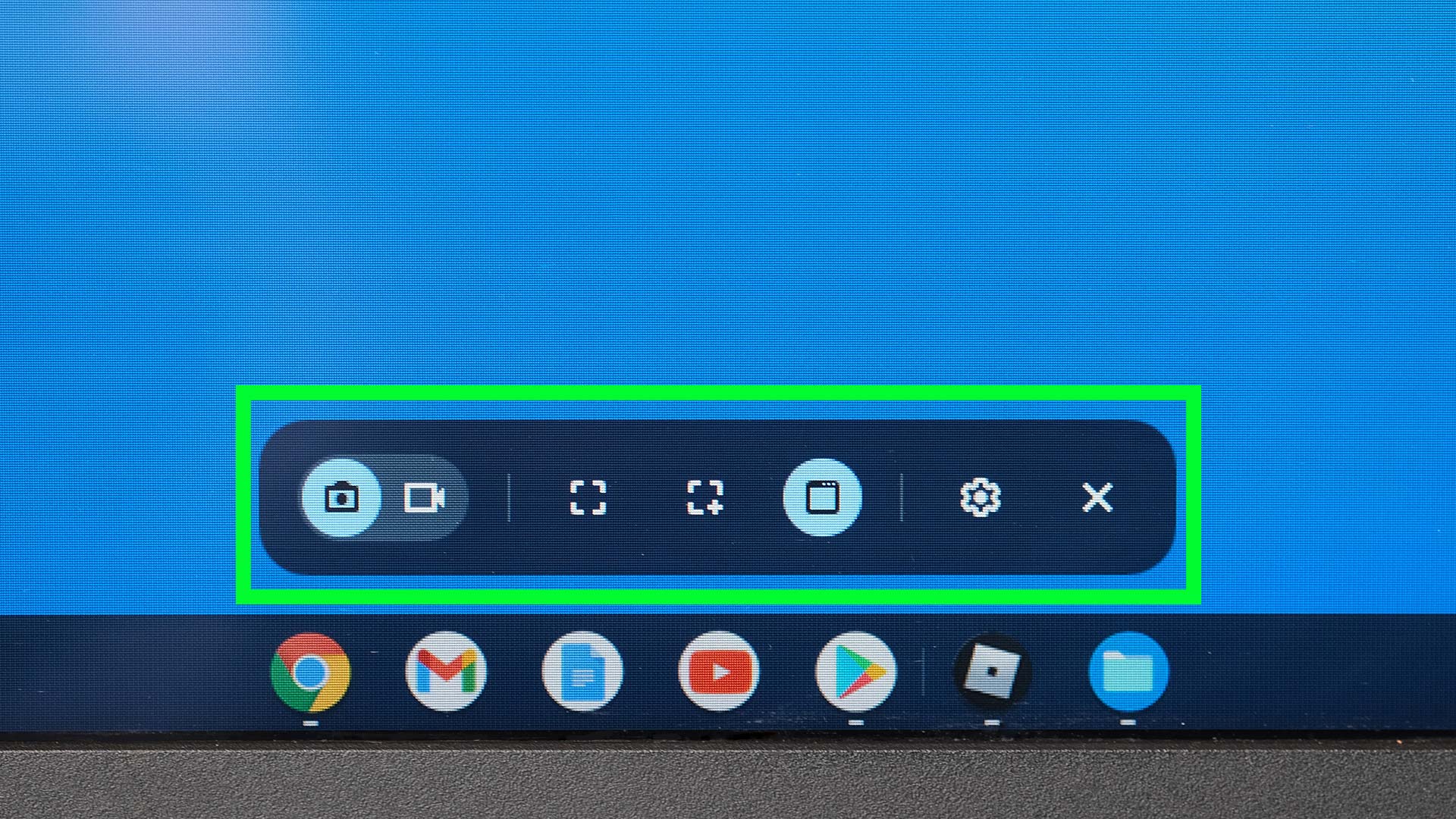 Как сделать снимок экрана на Chromebook - виджет скриншотов