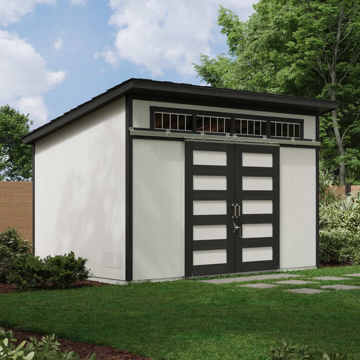 Handy Home Palisade Wood Storage Shed 12 Ft. W X 8 Ft. D (professional Installation Available) &amp;amp; Reviews | Wayfair