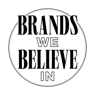 'Brands we believe in" quote.