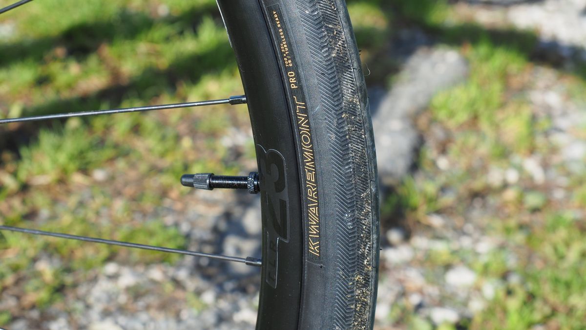 Bontrager Kwaremont Pro 35mm tyre on a 23mm rim
