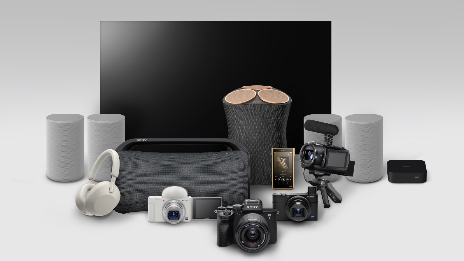 Sony headphones, speakers, cameras, a TV and more