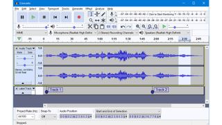 Best podcast recording software: Audacity