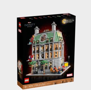 Lego Sanctum Sanctorum box on a plain background