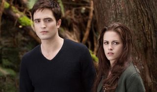 Robert Pattinson and Kristen Stewart in Breaking Dawn