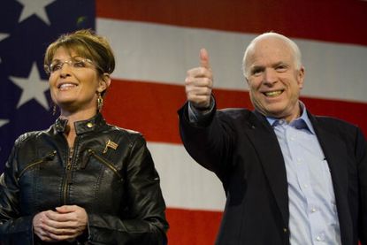 McCain has no hard feelings for former running mate.