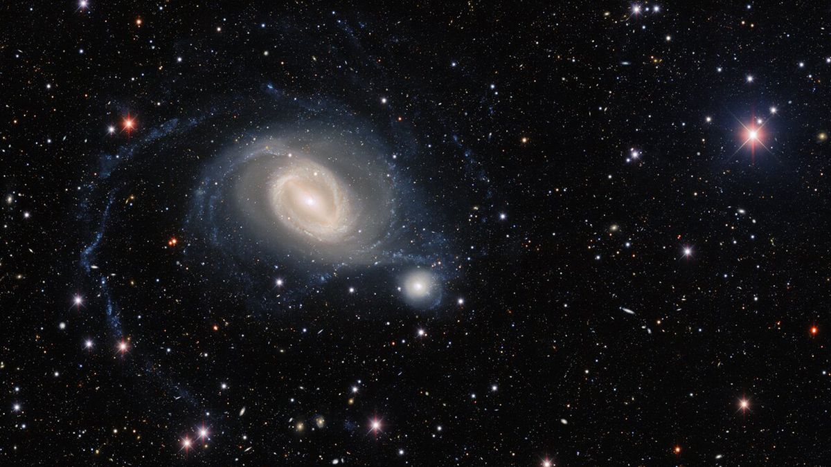 Dark Energy Camera spies ‘galactic ballet’ of galaxies in stunning space photo