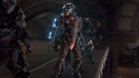 Anthem players in their Javelin exo-suits on the game's final day
