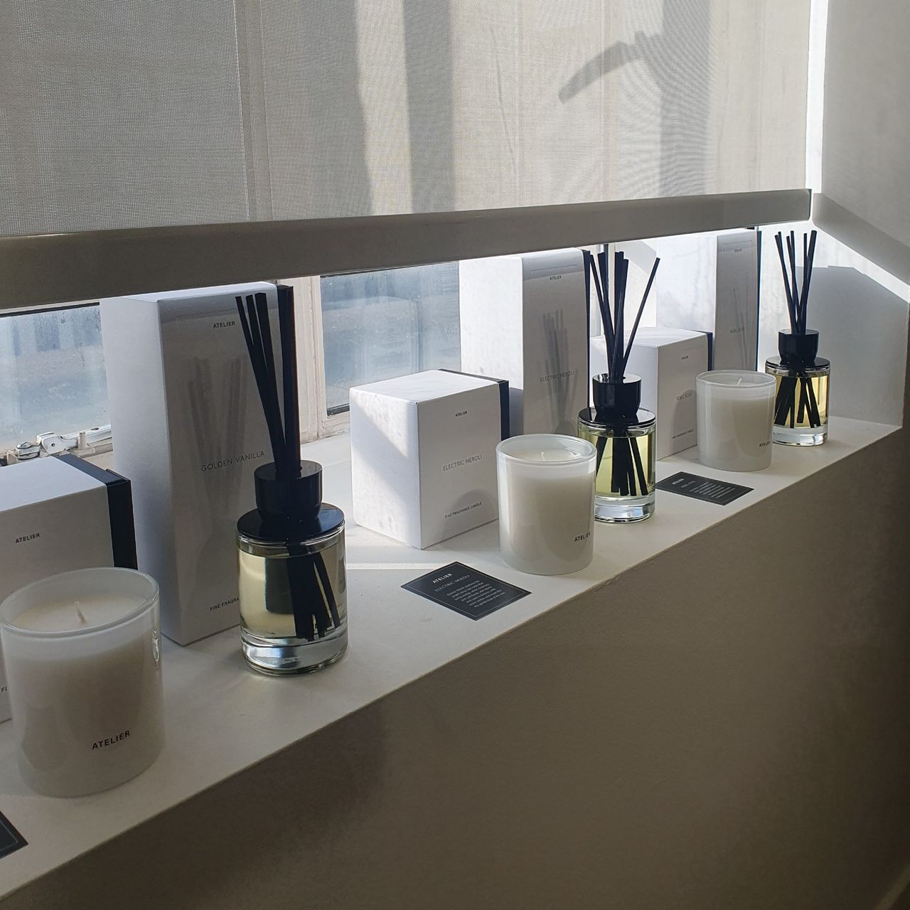 Marks &amp; Spencer's new Atelier range of reed diffusers and scented candles at the brand's press preview