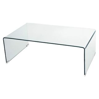 Panana Clear Tempered Glass Coffee Table
