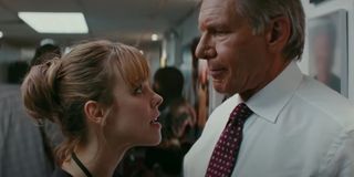 Rachel McAdams and Harrison Ford in Morning Glory